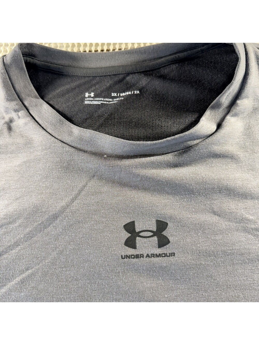 Under Armour Rival Women’s Terry crew neck sweatshirt 2XL gray & black 50/52